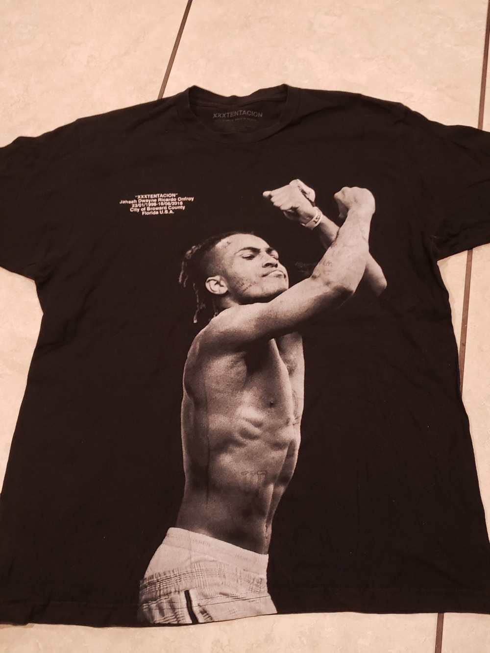 XXXTENTACION Black Graphic Short Sleeve Tee